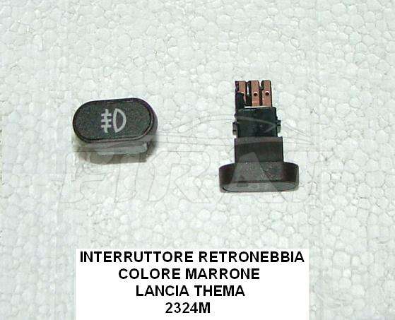 INTERRUTTORE RETRONEBBIA LANCIA THEMA MARRONE